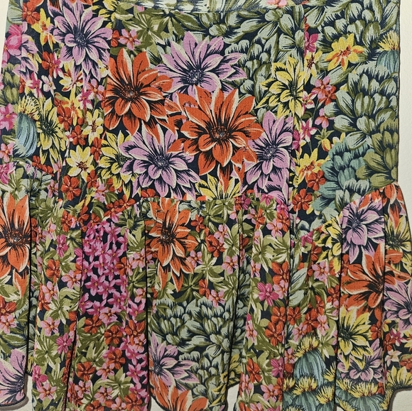 Urban Outfitters Floral Mini Skirt Size Xs - Picture 10 of 12